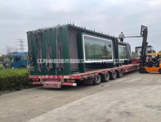 安徽宣城公交車車站候車亭發(fā)貨